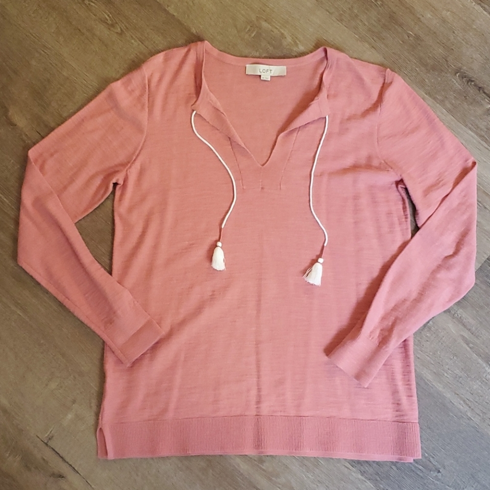 Loft lightweight sweater, long sleeves